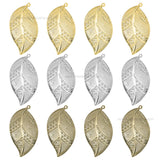 1 Loop Metal Art Leaf | Size : 85mm | Qty : 10pcs | F-5-12 | MA333