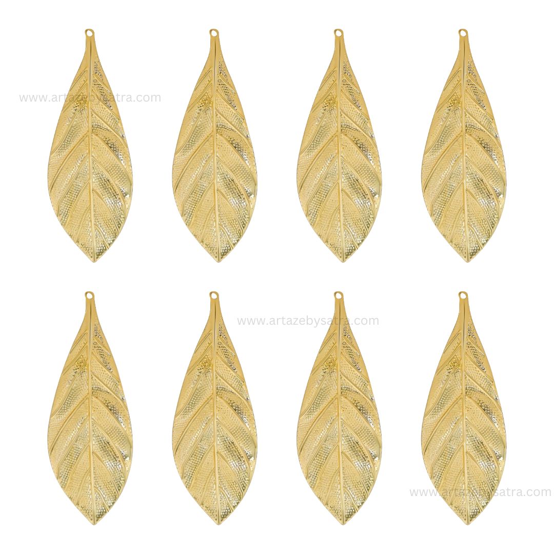 Leaf Metal Art Base | Size : 67mm | Qty : 20pcs | F-1-30 | MA238