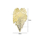 1 Loop Metal Art Leaf | Size : 51mm | Qty : 20pcs | F-4-27 | MA342