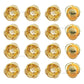 Metal Flower | Size : 45mm | Qty : 4pcs | MA345