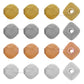 2 Hole Metal Round Shape Ball | Size : 18mm | Qty : 20pcs | MA349