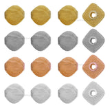 2 Hole Metal Round Shape Ball | Size : 18mm | Qty : 20pcs | MA349