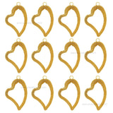 1 Loop Metal Heart Shape | Size : 44mm | Qty : 20pcs | MA351