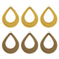 1 Loop Metal Drop Shape | Size : 39,61,71mm | MA358