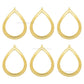 Drop Shape Metal Art Base | Size : 69mm | Qty : 100g | MA36