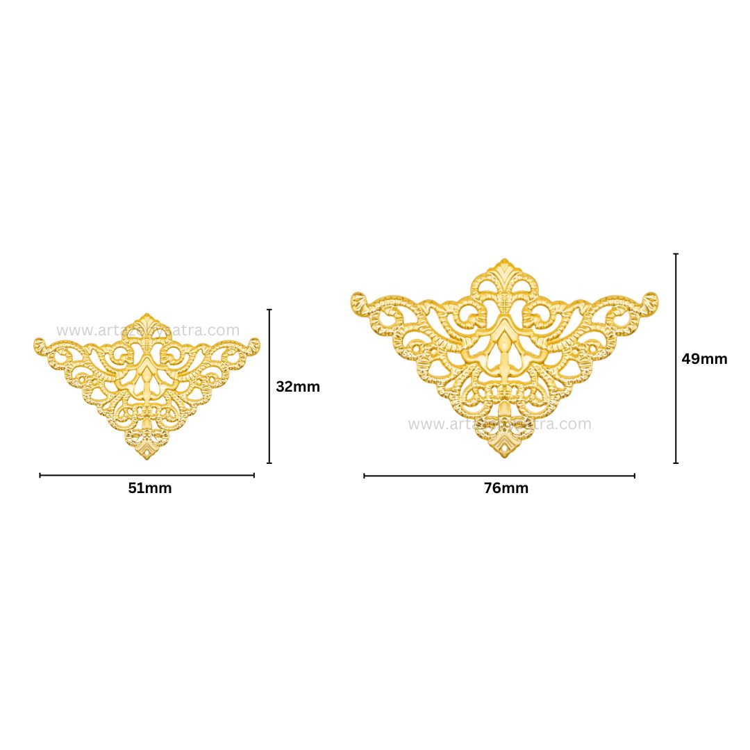 Metal Art Base | Size : 51mm , 76mm | Qty : 100g ( F-13-2 ) | MA444