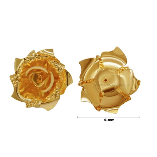 Flower Metal Art | Size : 41mm | Qty : 6pcs | MA363