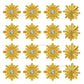 Stone Flower Metal Art | Size : 43mm | Qty : 10pcs | MA364