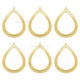 Drop Shape Metal Art Base | Size : 69mm | Qty : 100g | MA36