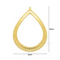 Drop Shape Metal Art Base | Size : 69mm | Qty : 100g | MA36