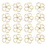 Stone Flower Metal Art | Size : 43mm | Qty : 10pcs | MA370