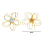 Stone Flower Metal Art | Size : 62mm | Qty : 6pcs | MA372