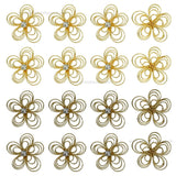 Stone Flower Metal Art | Size : 38mm | Qty : 10pcs | MA23