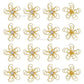 Stone Flower Metal Art | Size : 67mm | Qty : 6pcs | MA375
