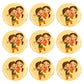 Shiny Finish Rakhi Connectors | Size : 34mm | Qty : 20pcs | MA377