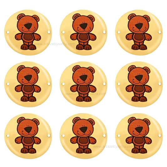 Shiny Finish Rakhi Connectors | Size : 28mm | Qty : 20pcs | MA378