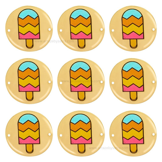 Shiny Finish Rakhi Connectors | Size : 28mm | Qty : 20pcs | MA379