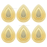 Drop Shape Metal Art Base | Size : 91mm | Qty : 100g | MA37