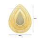 Drop Shape Metal Art Base | Size : 91mm | Qty : 100g | MA37