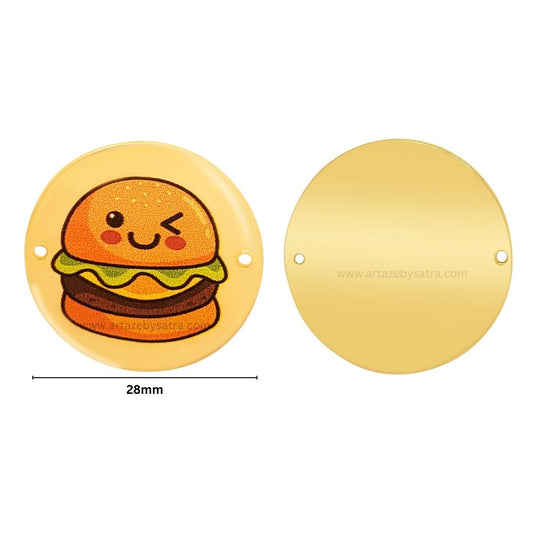 Shiny Finish Rakhi Connectors | Size : 28mm | Qty : 20pcs | MA380