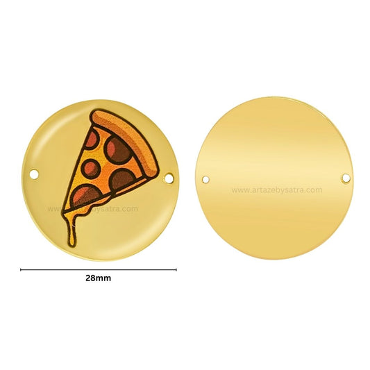 Shiny Finish Rakhi Connectors | Size : 28mm | Qty : 20pcs | MA381