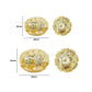 Designer Metal Balls | Size : 25,30mm | Qty : 500g | MA389