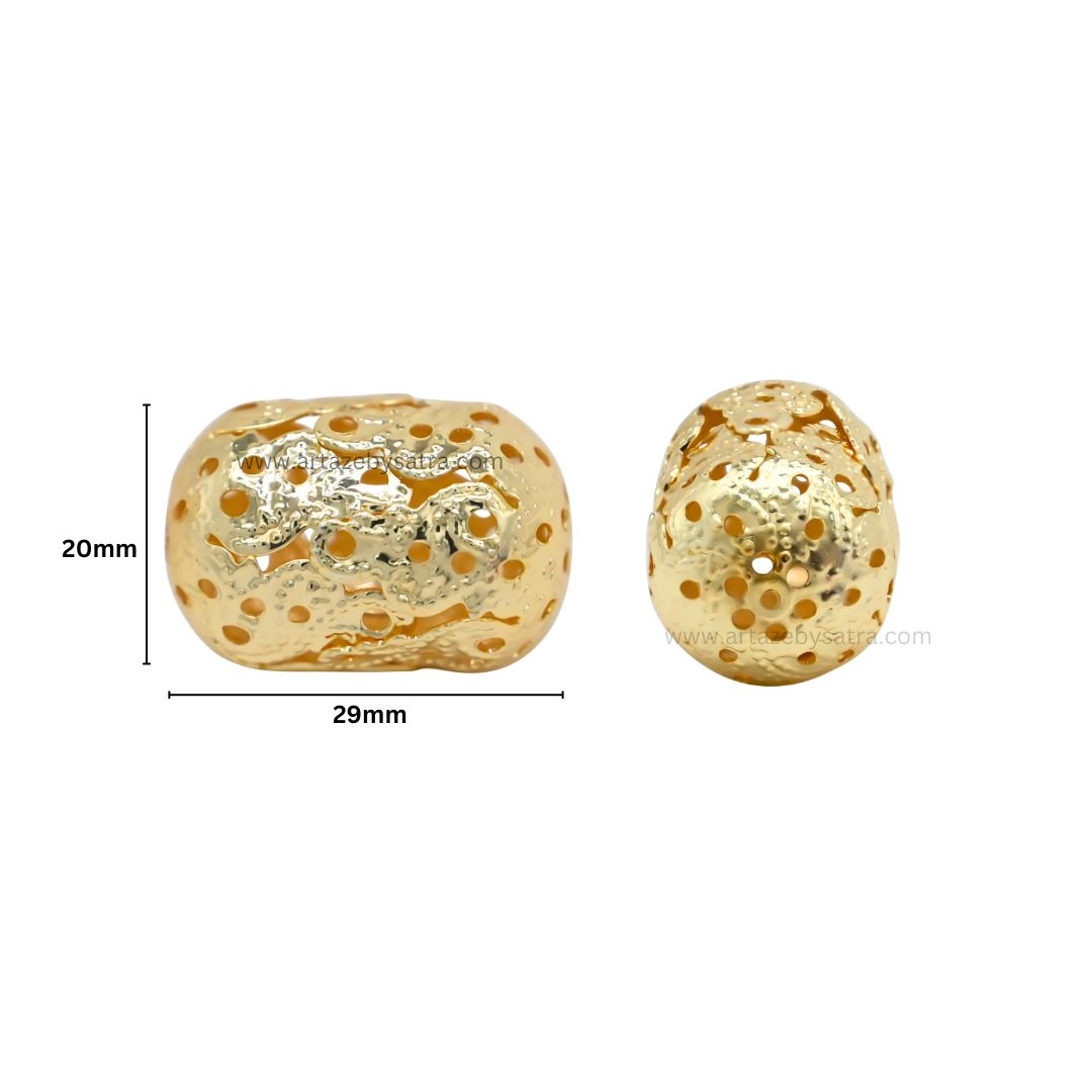 Designer Metal Balls | Size : 29mm | Qty : 500g | MA392