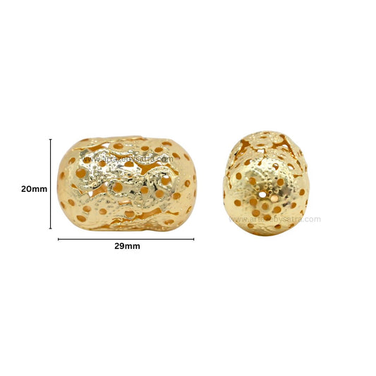 Designer Metal Balls | Size : 29mm | Qty : 500g | MA392