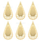 Drop Shape Metal Art Base | Size : 80mm | Qty : 100g | MA41