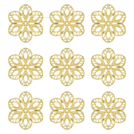 Flower Metal Art Base | Size : 60mm | Qty : 100g | MA43