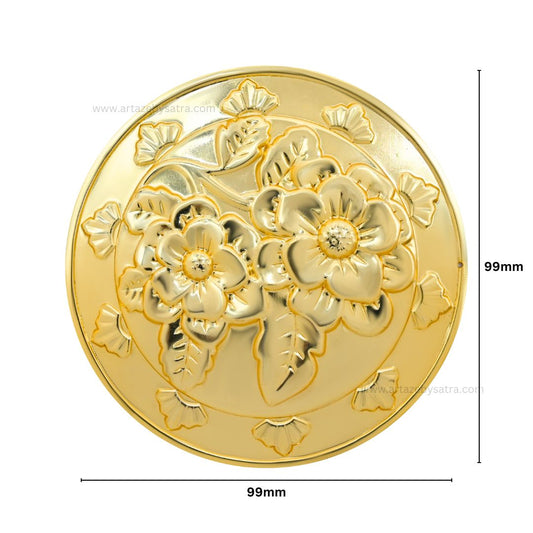 Round Metal Art Base | Size : 99mm | Qty : 5pcs | MA56