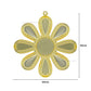 Flower Metal Art Base | Size : 65mm | Qty : 100g | MA60