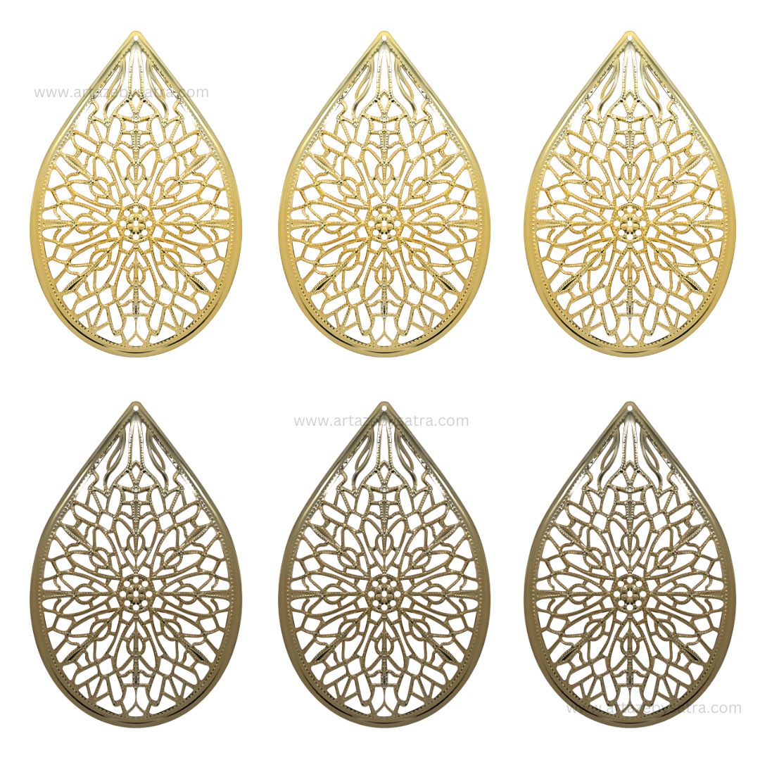 Drop Metal Art Base | Size : 81mm | 100g | MA62