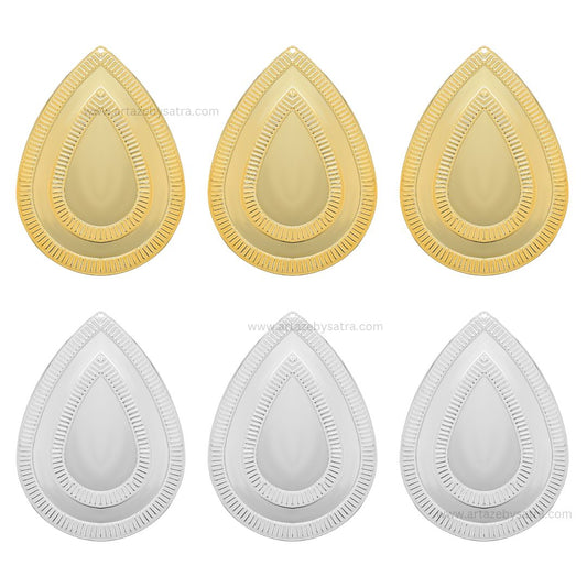 Drop Metal Art Base | Size : 74mm | Qty : 100g | MA63