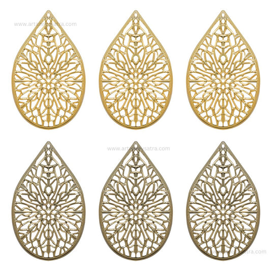 Drop Metal Art Base | Size : 50mm | Qty : 100g | MA64