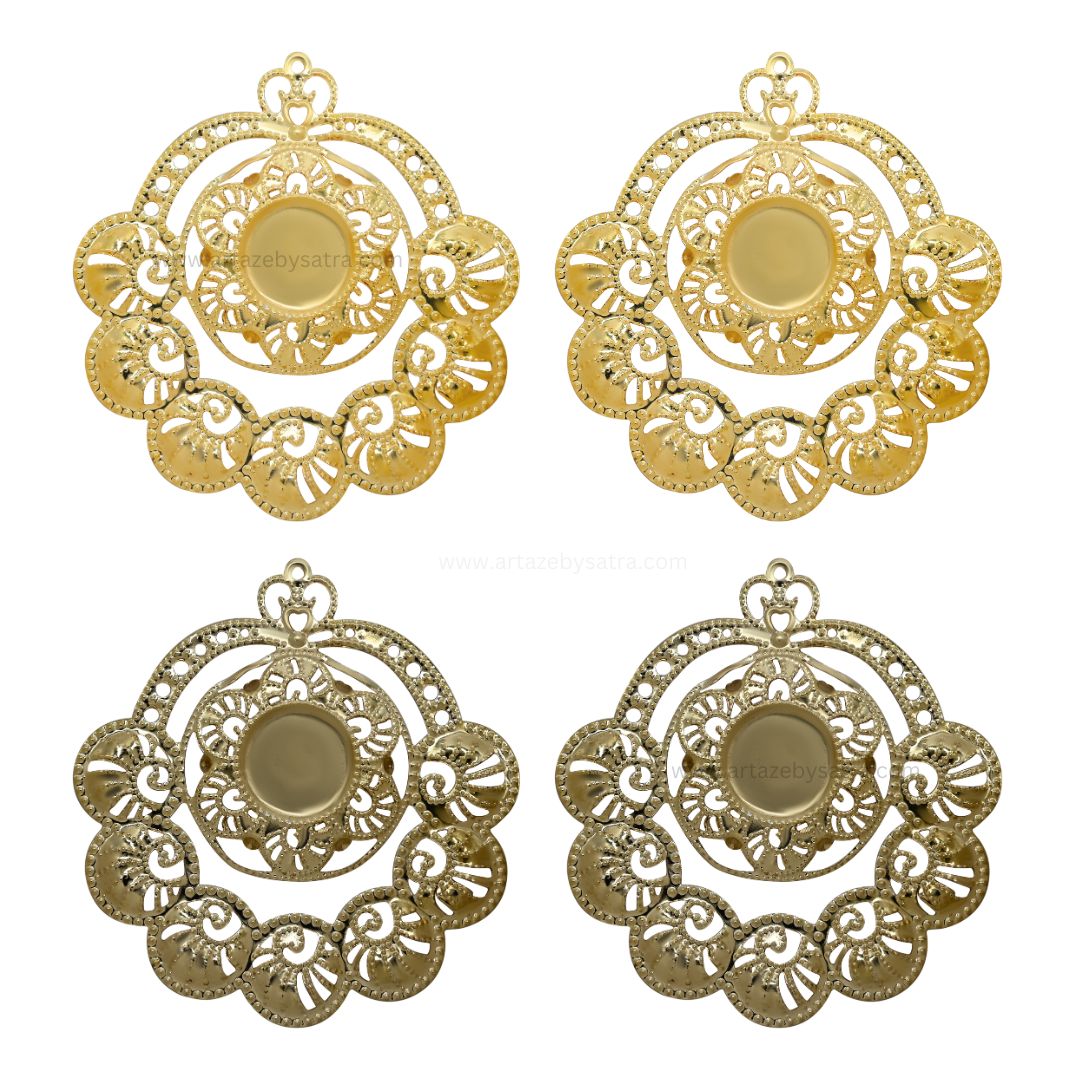 Metal Art Base | Size : 74mm | 100g
