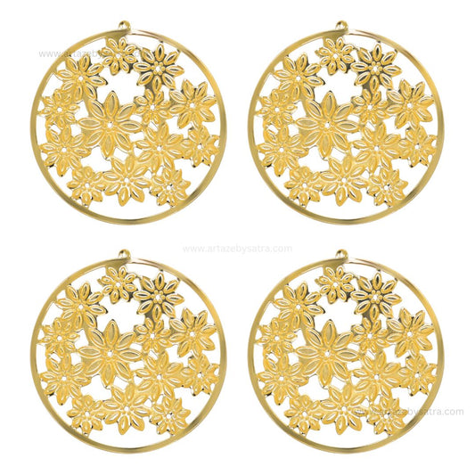 Round Metal Art Base | Size : 59mm | Qty : 100g | MA72