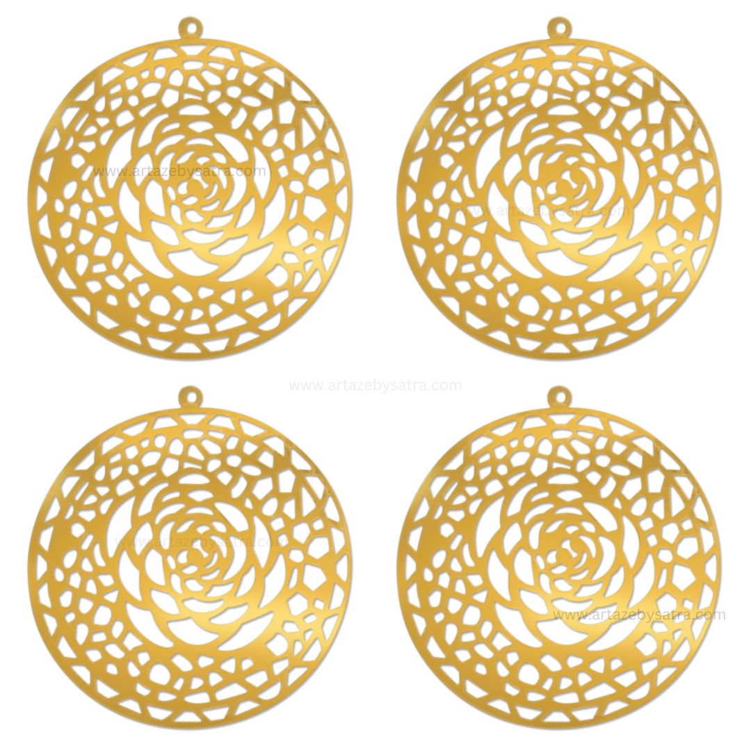 Round Metal Art Base | Size : 59mm | Qty : 100g | MA73