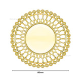 Round Metal Art | Size : 80mm | Qty : 100g | MA75