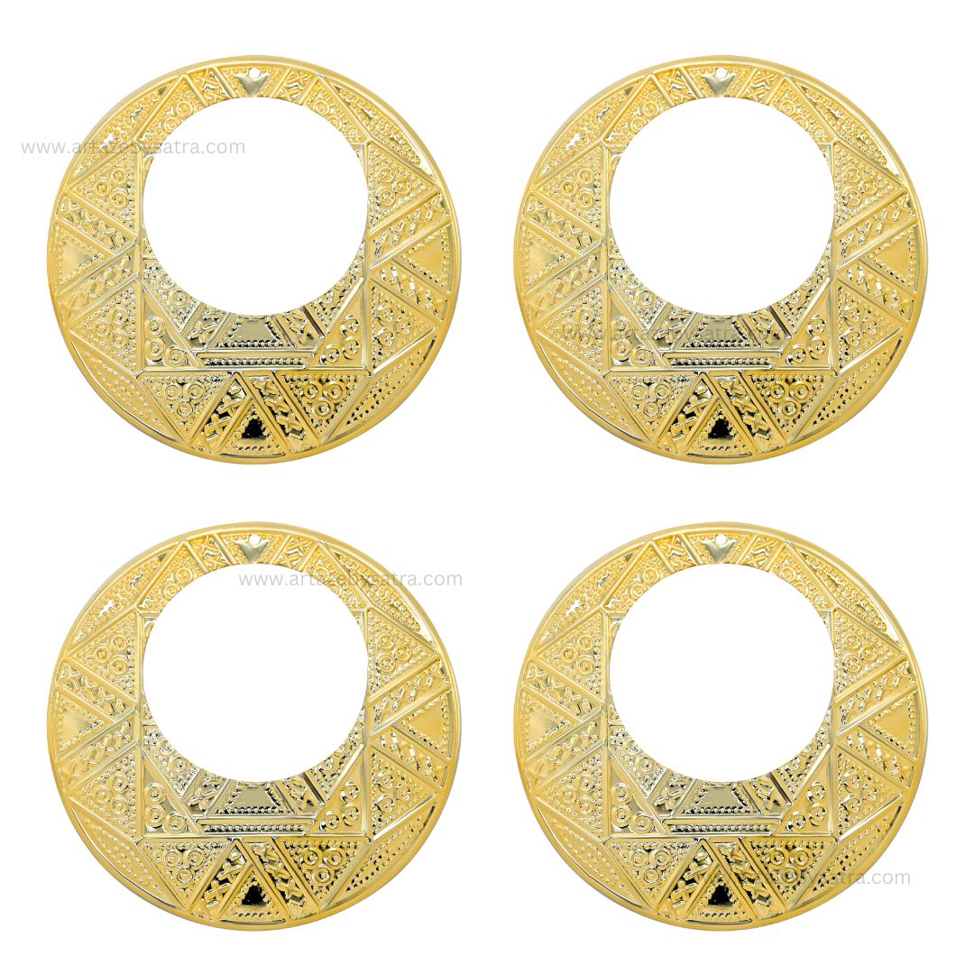 Round Metal Art Base | Size : 70mm | Qty : 100g | MA76