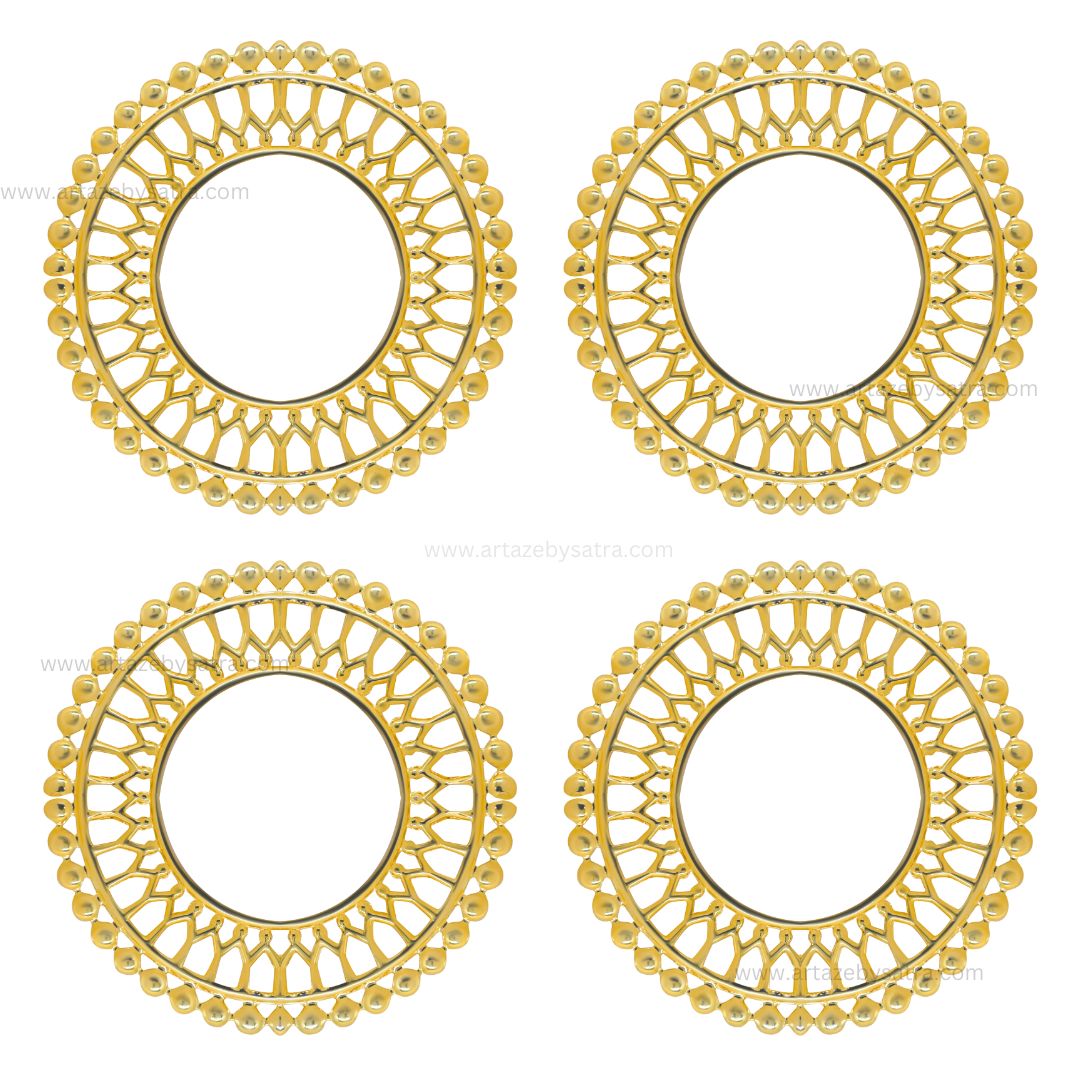 Round Metal Art Base | Size : 80mm | Qty : 100g | F-29-1 | MA78