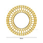 Round Metal Art Base | Size : 80mm | Qty : 100g | F-29-1 | MA78