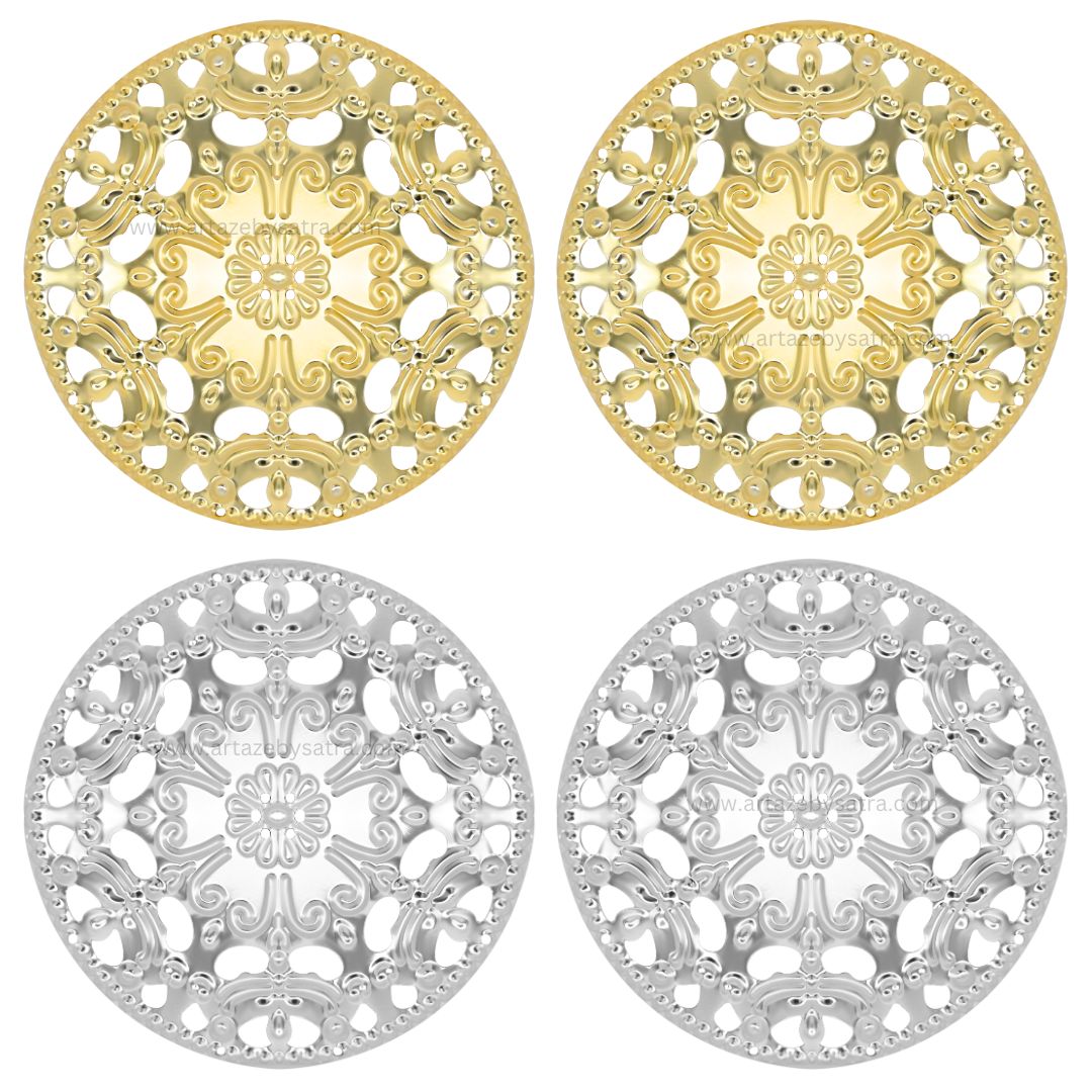 Round Metal Art Base | Size : 95mm | Qty : 100g | F-30-28 | MA79