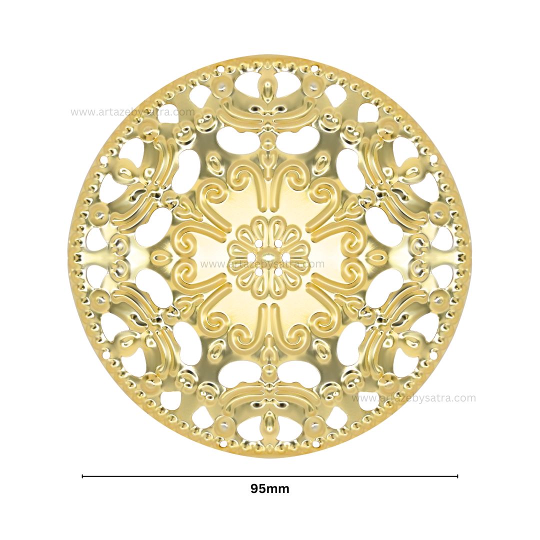 Round Metal Art Base | Size : 95mm | 100g | F-30-28