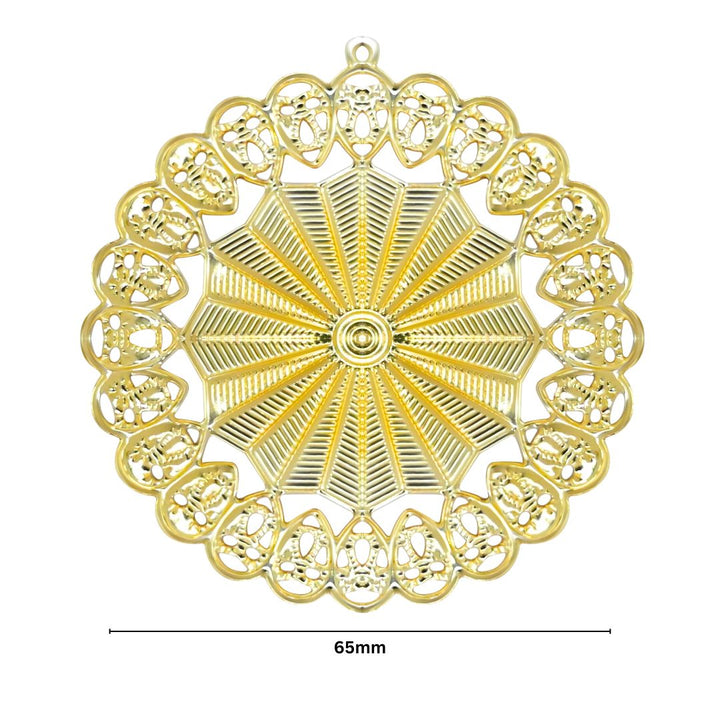 Round Metal Art Base | Size : 65mm | 100g
