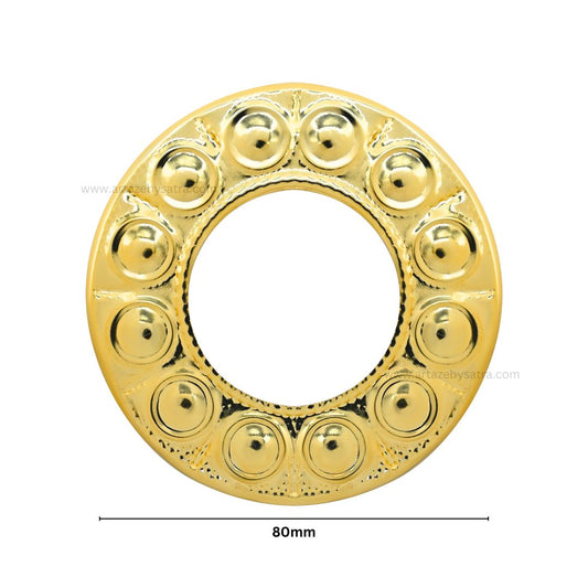 Round Metal Art Base | Size : 80mm | Qty : 100g | MA82