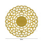 Designer Metal Art Base | Size: 73mm | Qty : 100g | F-29-4 | MA457