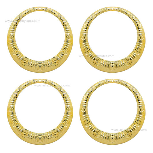 Round Metal Art Base | Size : 75mm | Qty : 100g | MA84