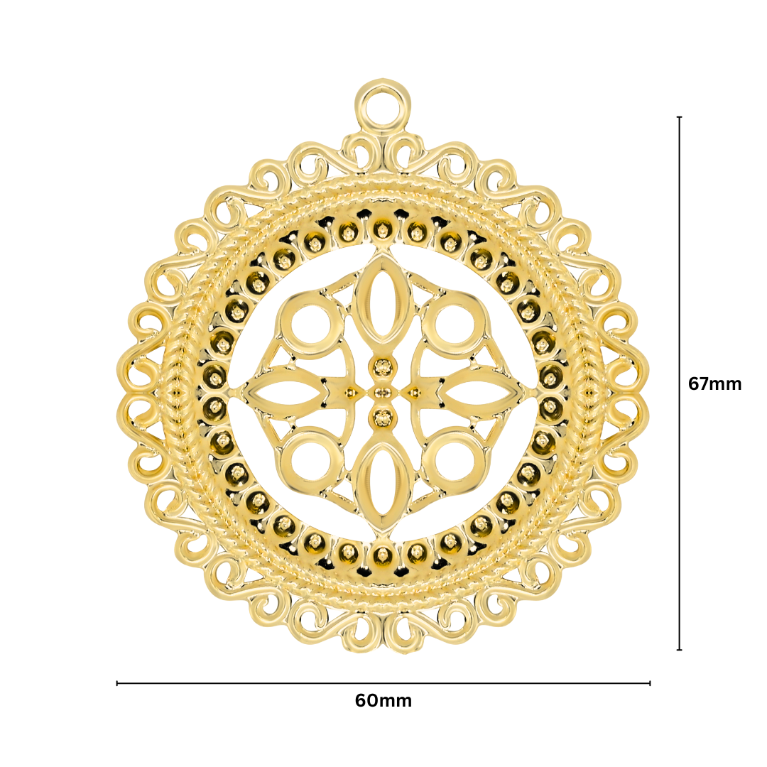 1 Naka Metal Art Base | Size : 67mm | 100g | MA86