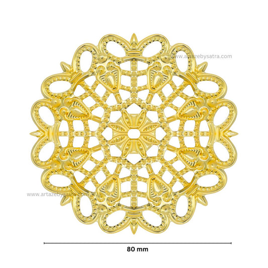 Metal Art Base | Size : 80mm | Qty : 100g | MA91